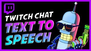 How to Text To Speech your Twitch Chat  TTS [upl. by Anitsyrc]