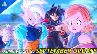 DRAGON BALL XENOVERSE 2  New September Free Update [upl. by Aubigny]