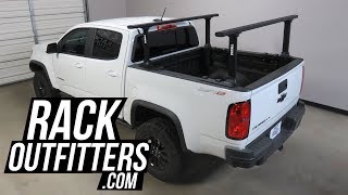 Chevrolet Colorado ZR2 with Thule Black Xsporter Pro Truck Bed Rack [upl. by True]