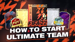 HOW TO START FIFA 22 ULTIMATE TEAM [upl. by Jezreel132]