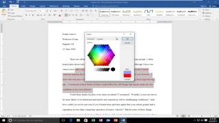 How To Change Font Color In Microsoft Word [upl. by Ottilie]