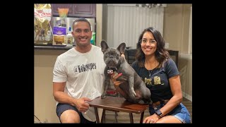 How to feed your French bulldog  update on our pup Frenchie [upl. by Enimassej]