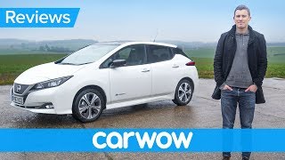 Nissan Leaf 2020 EV indepth review  carwow Reviews [upl. by Danit]