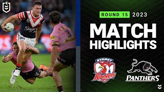 NRL 2023  Sydney Roosters v Penrith Panthers  Match Highlights [upl. by Kazmirci872]