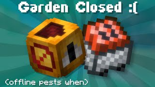 Garden Reopened D  New Update Zodd Is Functional  Hypixel Skyblock Live [upl. by Kcirtap449]