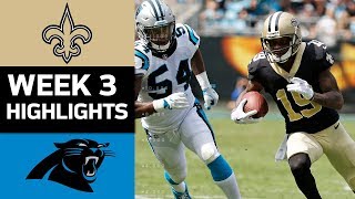 Saints vs Panthers  NFL Week 3 Game Highlights [upl. by Porter]