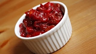 Apple Cranberry Chutney Recipe [upl. by Westley]