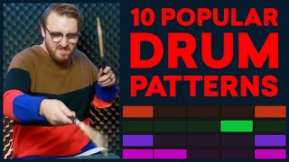 10 Popular Drum Patterns Every Producer Should Know [upl. by Aryajay]