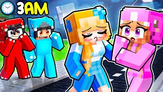 Crystal is SLEEPWALKING At 3AM In Minecraft [upl. by Mascia]