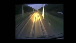 Deer gets hit by train and explodes [upl. by Llovera]