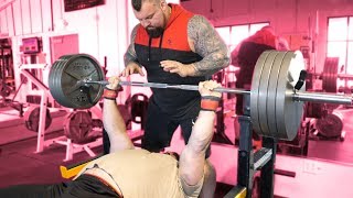 500LB BENCH PRESS WITH EDDIE HALL [upl. by Byron]