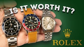 Rolex Watches Are They Worth It Mens Watch Review  Datejust Submariner GMT Master [upl. by Tarazi]