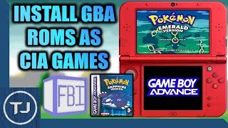 3DS Create amp Install GBA Virtual Console CIAs [upl. by Atirehs]