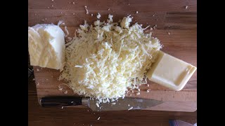 How to Easily Shred Homemade Mozzarella [upl. by Yenetruoc]