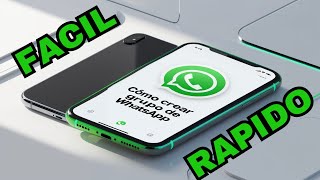 Cómo CREAR un GRUPO de WhatsApp [upl. by Elirpa]