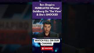 Ben Shapiro HUMILIATES Whoopi Goldberg On The View amp Shes SHOCKED part 3 [upl. by Eolc]