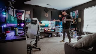 My DREAM Gaming Setup  Stream Room Tour [upl. by Phi]