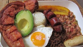 Bandeja Paisa Receta Colombiana  Un reto para Chapis [upl. by Alyat]