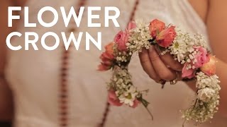 How to Make a Flower Crown [upl. by Kinnon742]