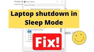 How To Fix Auto Shutdown Problem in sleep mode On Laptop Or PC [upl. by Nylekoorb206]