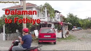 Turkey Dalaman Airport Transfers Drive to Fethiye Road Conditions etc [upl. by Taam]