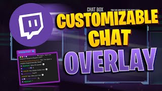 How To Add A Custom Chat Box for Twitch with Pixelchat [upl. by Tiraj]