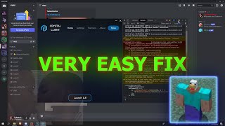 How to fix Crystal Client August 2022 😏 [upl. by Hgielah]