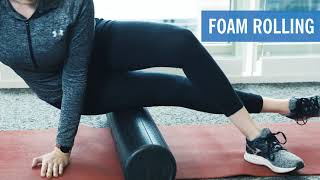 IT Band Stretches  Foam Rolling [upl. by Duntson]