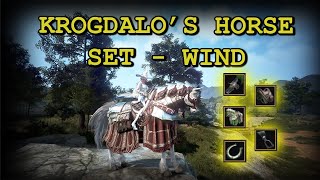 Krogdalos Horse Gear  Wind Set Guide 2021 Black Desert Online [upl. by Atikim772]