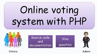 online voting system project in php  online voting system project in php with source code  ps [upl. by Belding624]