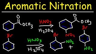 Nitration of MethylBenzoate and Nitration of Bromobenzene [upl. by Anilam]