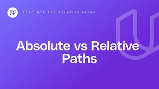 Absolute and Relative Paths [upl. by Dielu535]