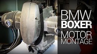 BMW 2 Ventiler Motor Revision von A bis Z  How to reassemble a BMW Boxer 2 valve Engine [upl. by Ahsenad]