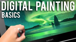 Digital Painting Basics  Simple Forms to Complex Paintings [upl. by Eural]