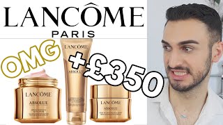 LANCÔME ABSOLUE £350 SKINCARE REVIEW  Worth It [upl. by Nakashima75]