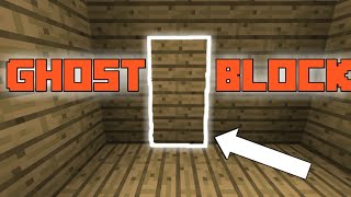 HOW TO MAKE GHOSTINVISIBLE BLOCKS  MINECRAFT [upl. by Jordans290]