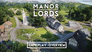 Manor Lords  Gameplay Overview  Medieval RTSCitybuilder [upl. by Samtsirhc]