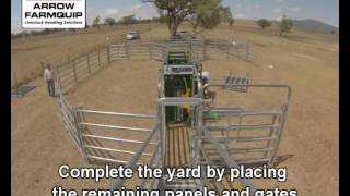 Setting up Cattle Yards [upl. by Malcolm]