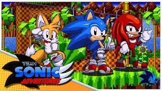 Team Sonic Adventures  ACT 1  Green Hill Zone [upl. by Ainehs]