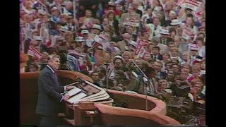 President Reagans Acceptance Speech at the Republican National Convention August 23 1984 [upl. by Elberfeld375]