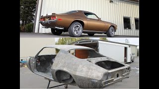 1970 Z28 Camaros one year restoration in 40 minutes MetalWorks step by step camaro stock build [upl. by Noevad748]