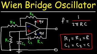 Wien Bridge Oscillator Circuit Using a 741 Op Amp [upl. by Holms950]