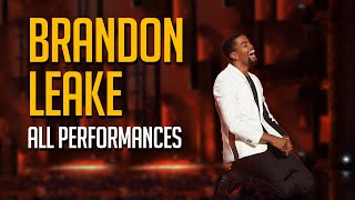 WINNER Brandon Leake All Performances on Americas Got Talent [upl. by Enitsed]