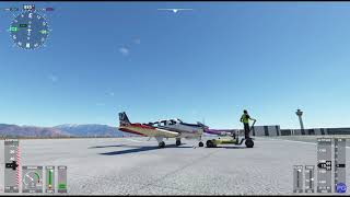 Flying the Textron G36 Bonanza in Microsoft Flight Simulator [upl. by Innavoj]