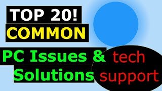 Top 20 Common PC Issues with Solutions [upl. by Anna-Maria]