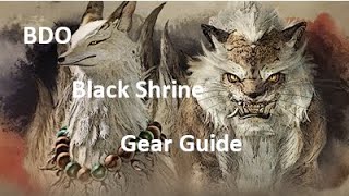 BDO Solo Black Shrine  Gear Setup Guide [upl. by Ylsel452]