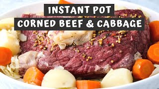 INSTANT POT CORNED BEEF amp CABBAGE  Keeping It Relle [upl. by Nikolia]