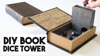 DIY Book Dice Tower [upl. by Hallagan796]