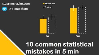 Ten Statistical Mistakes in 5 Min [upl. by Leinad625]