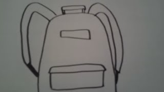 Dessiner un sac a dos [upl. by Deys]